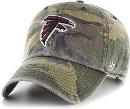 Atlanta Falcons Camo Clean Up NFL Football Adjustable Hat Cap &#39;47 Men&#39;s NEW - £23.07 GBP