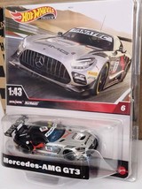 Mattel Hot Wheels Premium Real Riders Mercedes-AMG GT3 Collectible Toy Car - $15.84