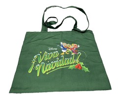 Disneyland Magic Key Annual Passholder Reusable Fabric Tote Bag Viva Navidad - £19.39 GBP