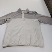Columbia XL0359 Women's XL Gray Benton Springs 1/2 Snap Fleece Pocket Sweatshirt image 12