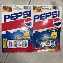 2-Pepsi-Cola  Car And Jeep Vehicle  Die-Cast Vintage 1/64 - $8.91