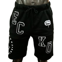 NWT ECKO UNLTD. MSRP $48.99 MEN&#39;S BLACK ADJUSTABLE PULL ON SHORTS SIZE XL - $18.69