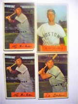 (4) 1954 Bowman Baseball cards-poor to vg-#11-12(2)-130 - $7.50