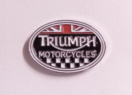 Triumph~British Motorcycle~Tie Lapel PIN~1&quot; x 3/4&quot; OVAL~Collectible - $144.02 MXN