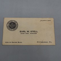 Antique Mutual Life Insurance of Baltimore Business Card - $30.64