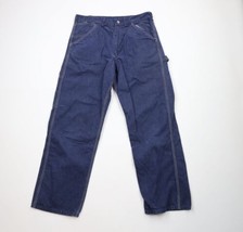 Vtg 60s 70s Streetwear Mens 32x30 Faded Wide Leg Dungaree Denim Jeans Union USA - $178.15