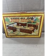 1968 Marx Fort Apache Carry-All Playset #4685 Tin Litho Western Toy Set ... - $99.99 CAD
