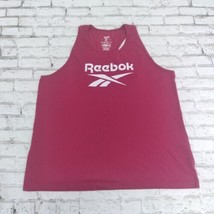 Reebok Shirt Womens 3X 22-24W Red Sleeveless Logo Athletic Reecycled Tank Top - $15.99