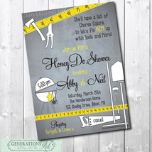 Honey Do Shower Invitation/DIGITAL FILE/printable/wording can be changed/5x7 - $14.99
