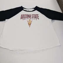 Arizona State University RN#13326 Men's White Raglan Cotton T-Shirt Size 2XL image 8