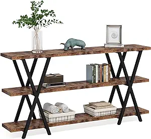 Console Table, 70.9 Inch 3 Tier Extra Long Sofa Table With Storage Shelv... - $315.99