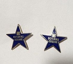 Set of 2 Builders Square Employee Service Award Lapel Pin Tie Tack Badge... - $7.59