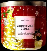 Bath &amp; Body Works Christmas Cider 3 Wick Candle 2022 - $22.28