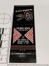 Vintage Matchbook Covers Trader Vic,s Palmer House A Hilton Hotel Chicag... - $7.92