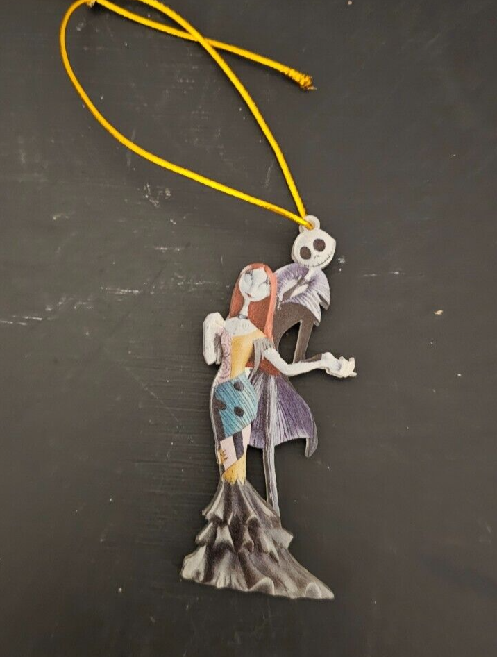 NWOT Disney Nightmare Before Christmas Jack and Sally Ornament FREE SHIPPING - £6.31 GBP