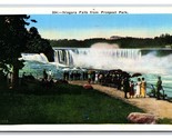 View From Prospect Park Niagara Falls New York NY UNP WB Postcard N23 - $1.93