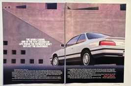 1990 ACURA LEGEND Coupe Luxury Performance Car 2 Page Magazine Ad - $8.90