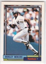 M) 1992 Topps Baseball Trading Card - Hensley Meulens #154 - $1.97