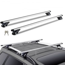 Universal Roof Rack Cross Bars, 54&quot; Aluminum Roof Rack Crossbars, Fit Ex... - £78.79 GBP