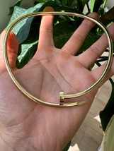 CARTIER JUSTE UN CLOU TORQUE NECKLACE CLASSIC MODEL W/Pouch &amp; Papers - N... - $26,000.00