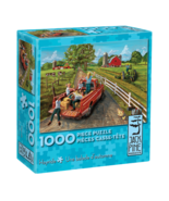 Jack Pine Puzzle Company Hayride 1000 Piece Jigsaw Puzzle Out of Print - £12.45 GBP