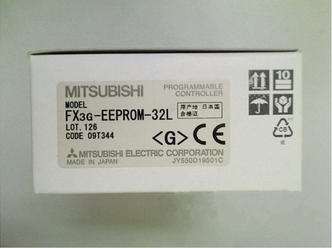 Mitsubishi FX3G-EEPROM-32L PLC, FX3G EEPROM memory cassette/loader - $95.00