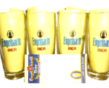 4 Engelhardt Bier +1973 Bad Hersfeld 0.4L German Beer Glasses &amp; Pub Invo... - £23.73 GBP
