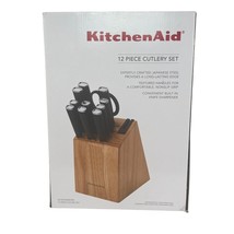 KitchenAid 12 Piece Forged Cutlery Set Japanese Steel 045908132750 - £43.40 GBP