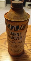 000 Vintage Color TIle Cement Remover Tin Can Empty - $9.99