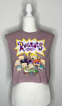 Nickelodeon NWOT Lets Get Em’ Rugrats Purple Women’s Sm Muscle Crop Tee Tank N8 - £11.52 GBP