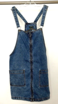 Wild Fable Denim Jumper  size L distressed adjustable straps pocket - £7.21 GBP