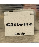 Gillette Red Tip Super Speed Safety Razor Case With Blade Bank: USA Made - $25.00