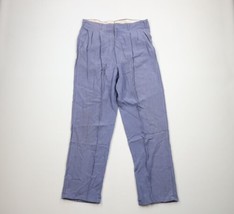Vtg 50s Rockabilly Mens 34x32 Distressed Pleated Atomic Fleck Cuffed Pants USA - £124.77 GBP