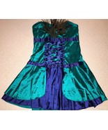 NAUGHTY SEXY HALLOWEEN COSPLAY WOMENS GREEN SHORT SEXY LAS VEGAS PEACOCK... - $26.77 CAD