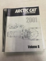2001 Arctic Cat Snowmobile Service Repair Workshop Shop Manual VOLUME 2 - $49.99