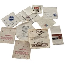 Vintage Paper Napkins Advertising Whiskey Lot of 10 Lutheran Brotherhood... - £38.30 GBP