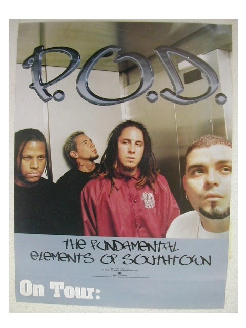 2 P. O. D. Promo Affiche Pod Payable Sur Mort - $26.99