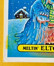 1986 Topps OS4 4th Garbage Pail Kids 158a Meltin Elton Card Yellow Snow Error - £150.29 GBP