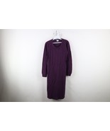 Vintage 90s Streetwear Womens Medium Petite Cable Knit Long Sleeve Sweat... - $782.09 MXN