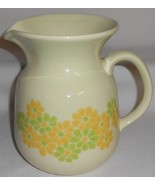 1970s Franciscan PICNIC PATTERN oz Pitcher CALIFORNIA - $750.41 MXN