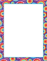 Barker Creek Designer Computer Paper, Tie-Dye, 8.5” X 11”, Decorative Pr... - $12.18