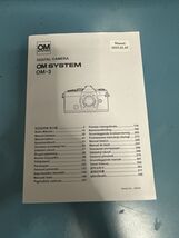 Olympus OM System OM-3 Digital Camera Instruction Manual New - $84.51 CAD