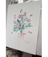 Vintage -Diane Ramseur Original Watercolor Painting Signed - $3,195.39 MXN