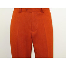 Men 2pc Walking Leisure Suit Short Sleeves DREAMS Checker 282-09 Papaya Rust image 7