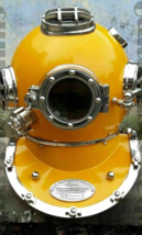 Casque de plongée sous-marine US Navy Mark V 18&quot; Deep Sea Antique Scuba... - £165.65 GBP
