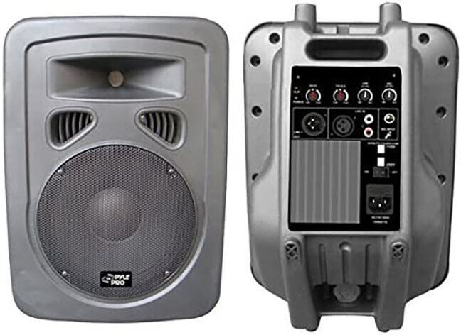 Pyle-Pro PPHP898A 400W 8'' 2-Way Plastic Molded Powered/Amplified Speaker System - £194.83 GBP