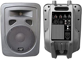 Pyle-Pro PPHP898A 400W 8&#39;&#39; 2-Way Plastic Molded Powered/Amplified Speaker System - £196.91 GBP