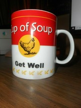 Cup of Soup Get Well 12 oz Coffee Cup Mug Campbell's Look-alike Chicken Mug - £8.22 GBP