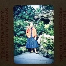 1956 Easter Sunday Flower Show Vtg Red Kodschrome 35mm Found Slide Photo - £10.90 GBP