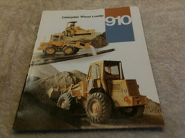 Caterpiller sales brochure  -- for 910 wheel loader  - $29.95